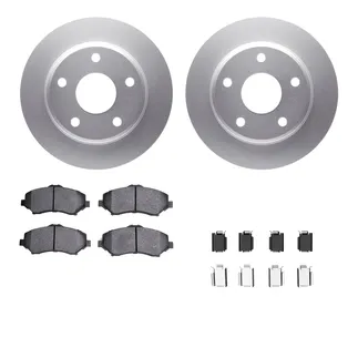 R1 Concepts WDVH1-40017 Carbon Series Brake Rotors - Perf Off-Road/Tow Pads - Hdw